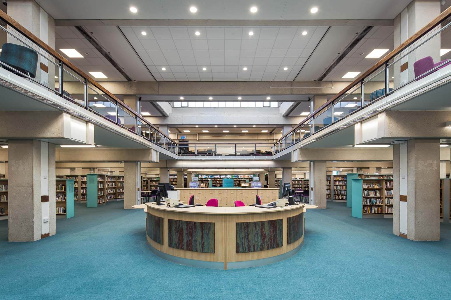 Commercial interior photography - Refurbishment of Oxfordshire County Library refurbishment, Oxford