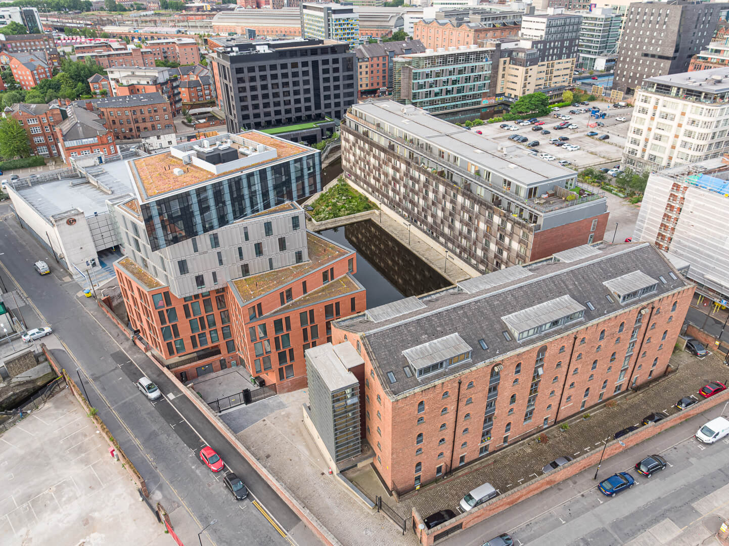 Midi Photography - Aerial drone photography - Burlington House, Manchester