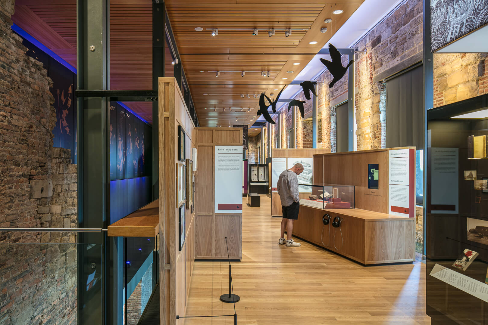 Commercial architectural interior photography at Whitby Abbey Visitors' Centre, Yorkshire