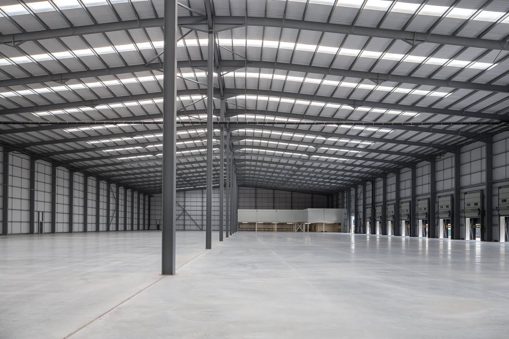 Commercial architecture and interior photography - New construction at Link 95, Hareshill Distribution Park, Lancashire