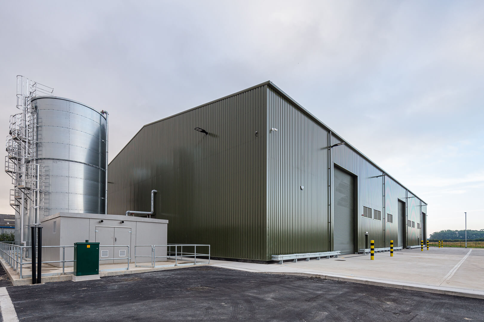 Commercial architecture and industrial photography - New construction at Kirby Misperton Waste Centre, North Yorkshire