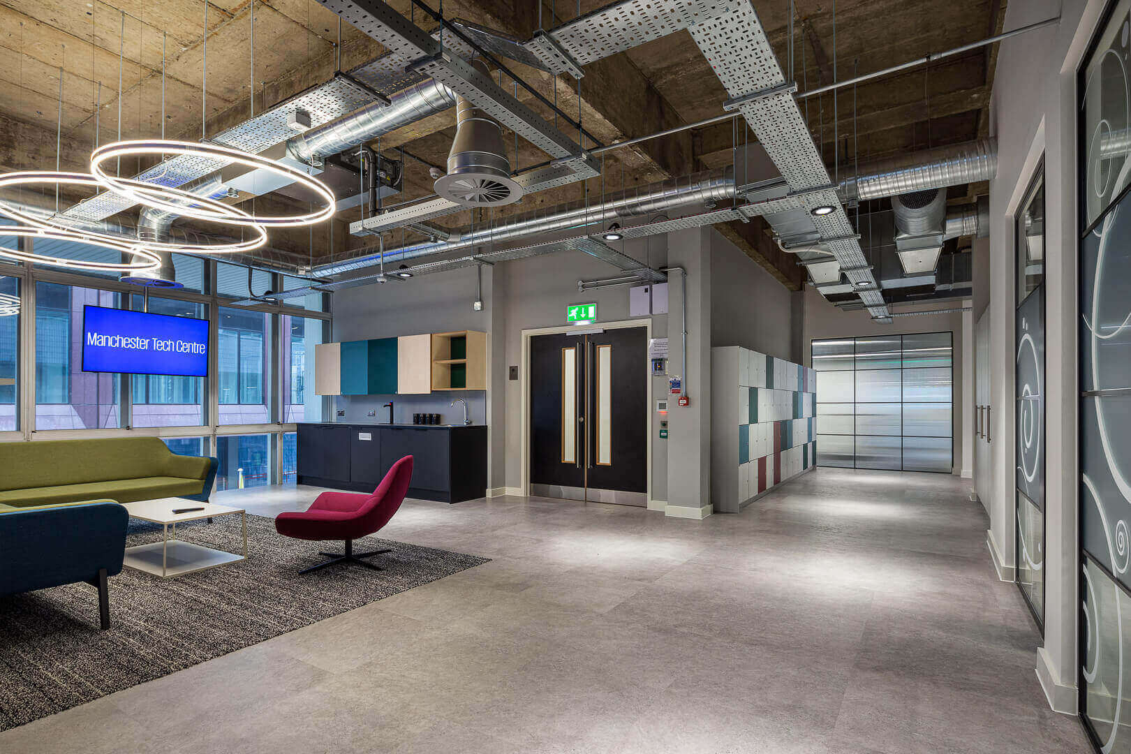 Commercial Architecture, Interiors & Aerial Photography - Workspace refurbishment in Manchester Technology Centre