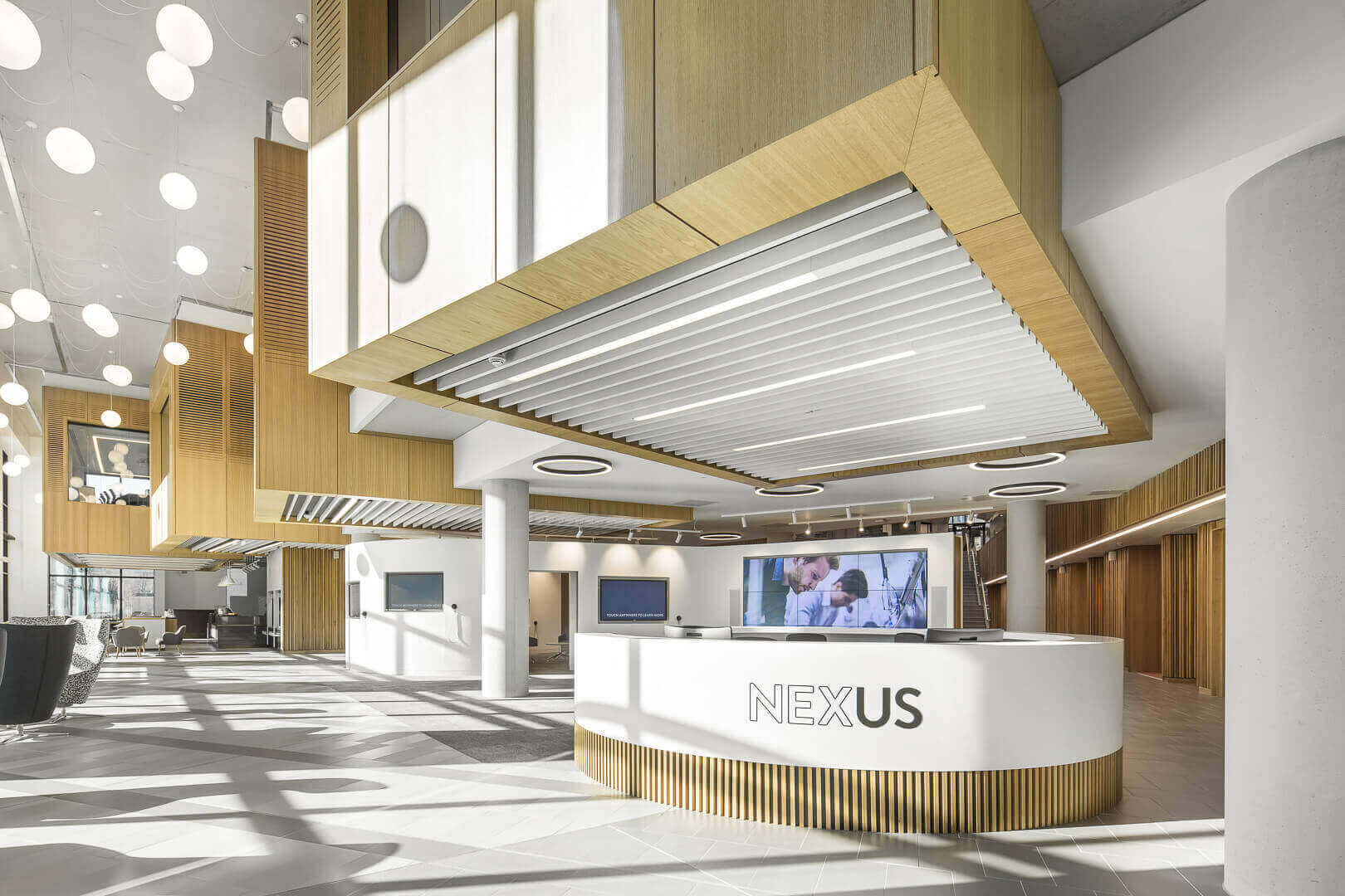 Commercial Architecture, Interiors & Aerial Photography - Construction and refurbishment at Nexus, University of Leeds