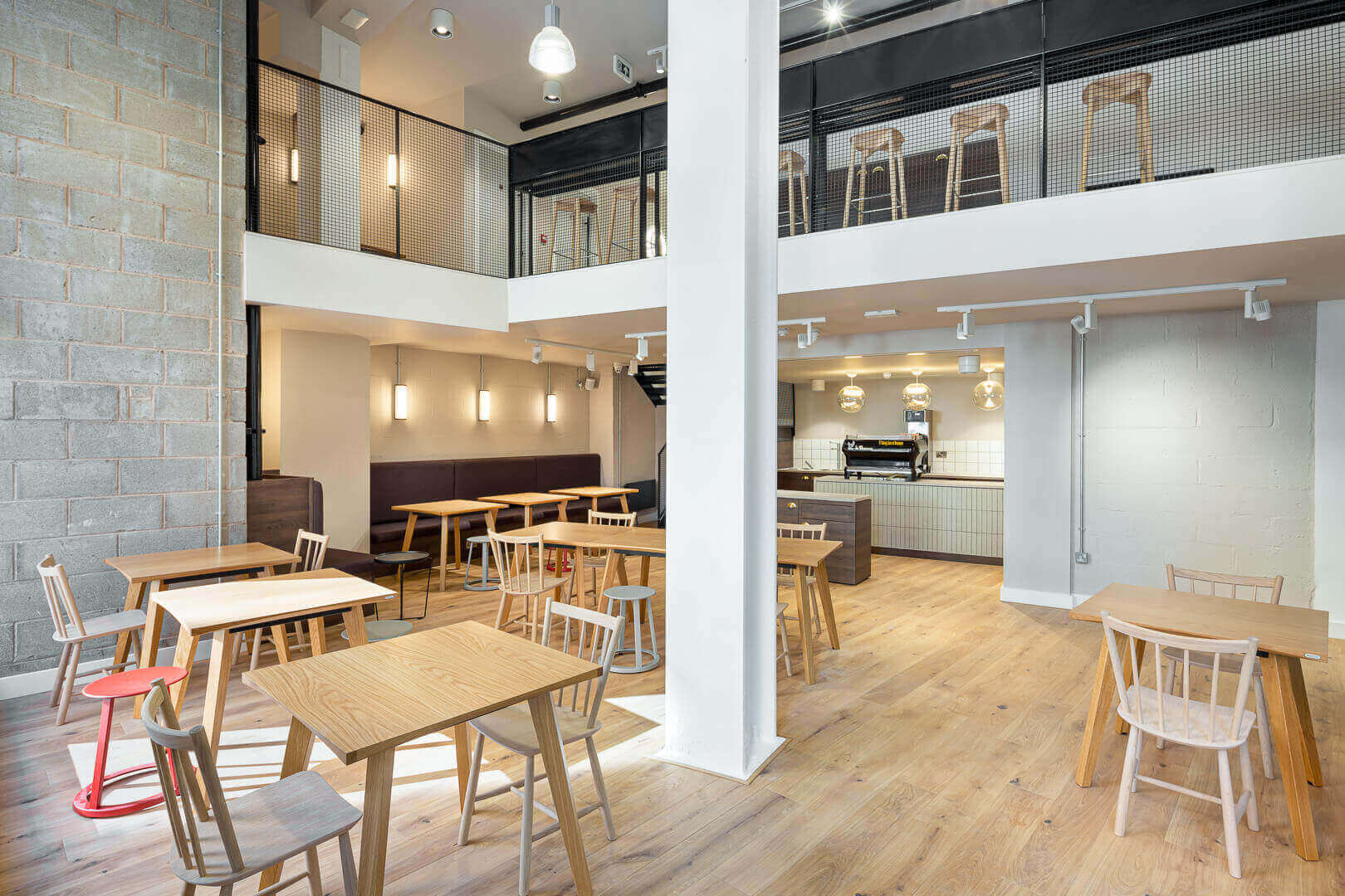 Commercial Architecture, Interiors & Aerial Photography - Refurbishment of new Trinity Cafe, Trinity House, Manchester