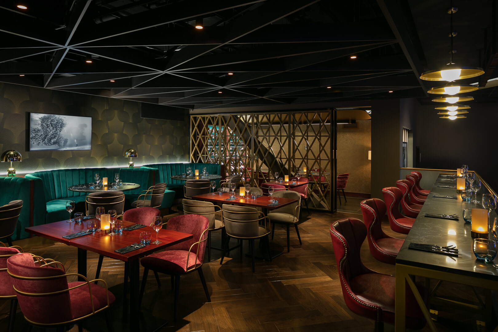Architectural & Interior photography - Napoleons Casino and restaurant, Manchester. Photographed for Chapman Taylor Architects