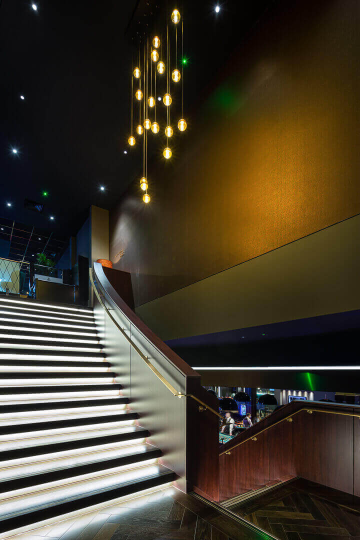 Staircase at Napoleons Casino & Restaurant, Manchester