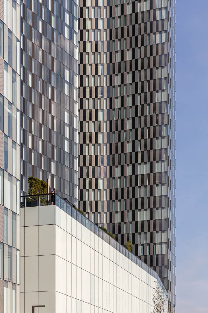 Architecture and interior photography of Renaker's new Deansgate Square residential development, Manchester