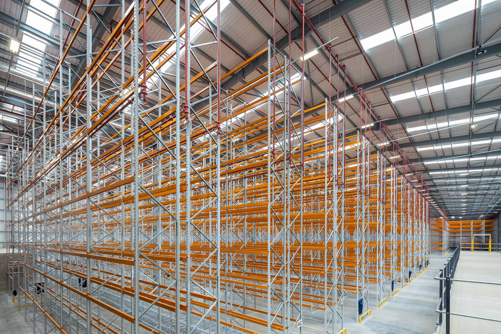 Interior photography of 136 Irlam industrial distribution centre, Manchester