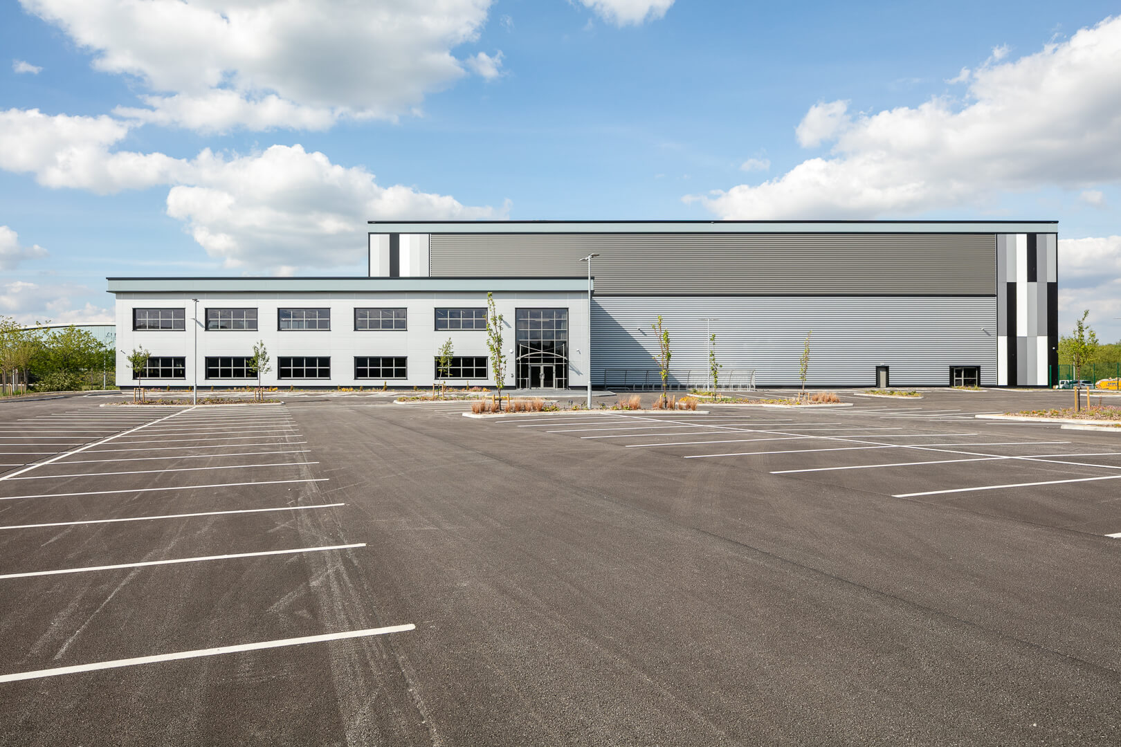 Interior photography of 136 Irlam industrial distribution centre, Manchester