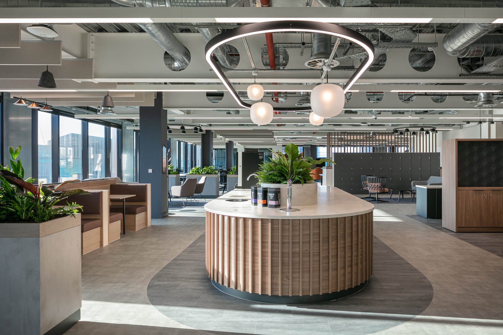 Interior photography at Accenture's office refurbishment, Circle Square, Manchester