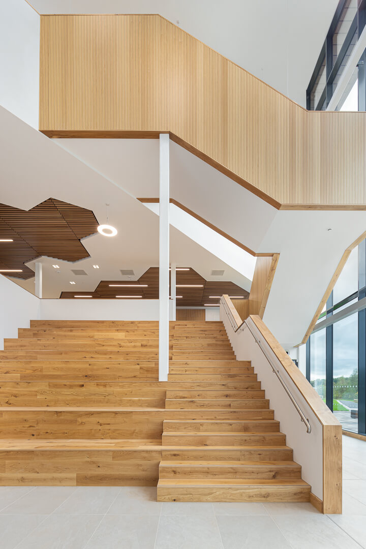 Architectural and interior photography of the Harper & Keele Veterinary School, Keele University