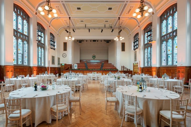 The Great Hall, main campus conference & events space of University of Leeds - Midi Photography