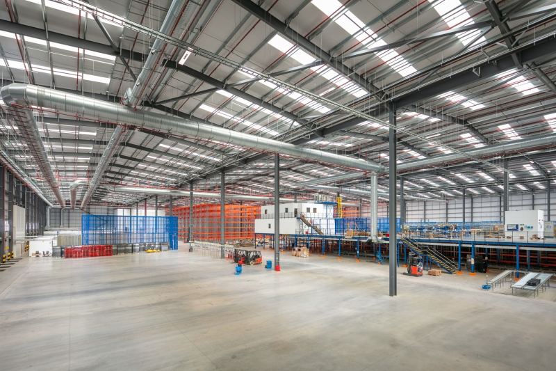 NVS industrial warehouse facility, Stoke - Photography by Midi Photography