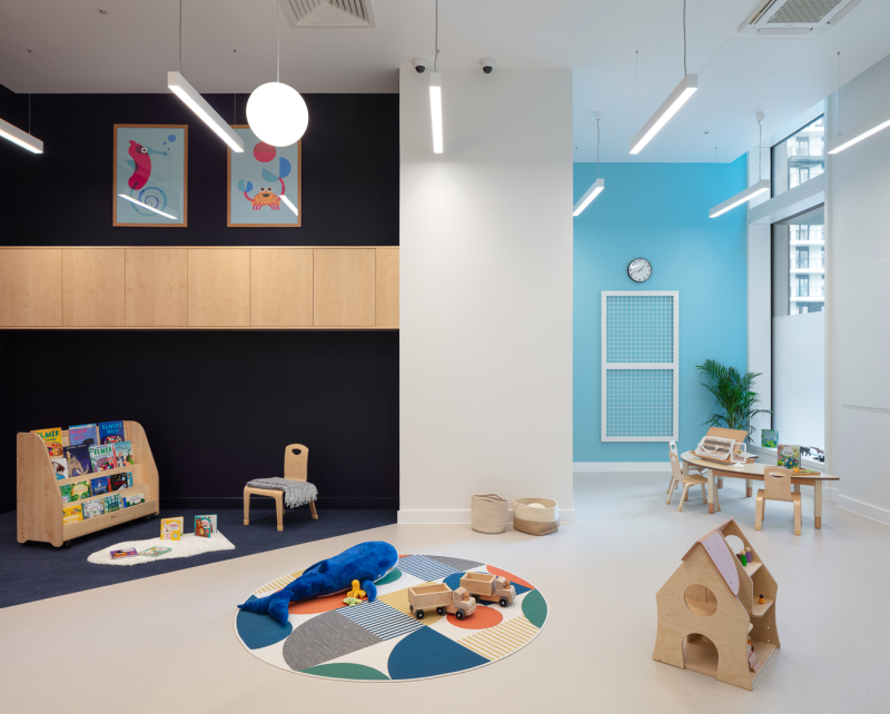 The new Kinderzimmer nursery in White City, London. Photographed for Kinderzimmer - Midi Photography