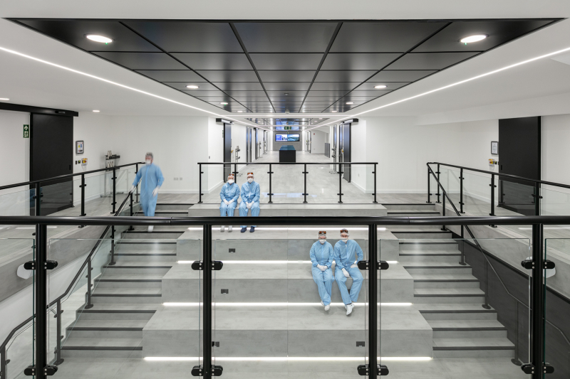 The newly refurbished facility at Novanta, Manchester. Photographed for ADT Workplace - Midi Photography