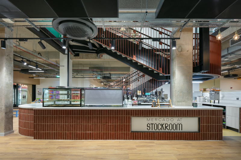 The cafe area at Stockroom, Stockport - Midi Photography