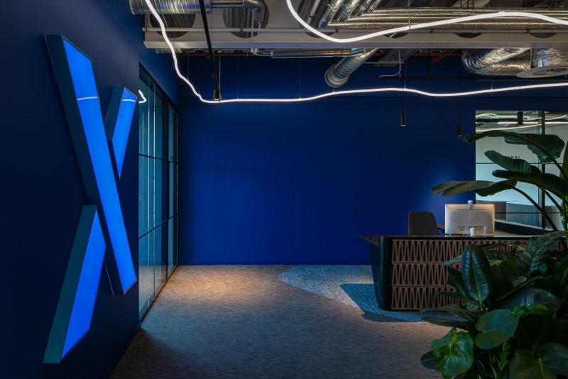 The XPS offices in x+why flexible workspace, 100 Embankment, Manchester - Midi Photography